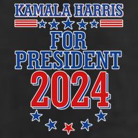 Kamala Harris For President 2024 Garment-Dyed Fleece Hoodie
