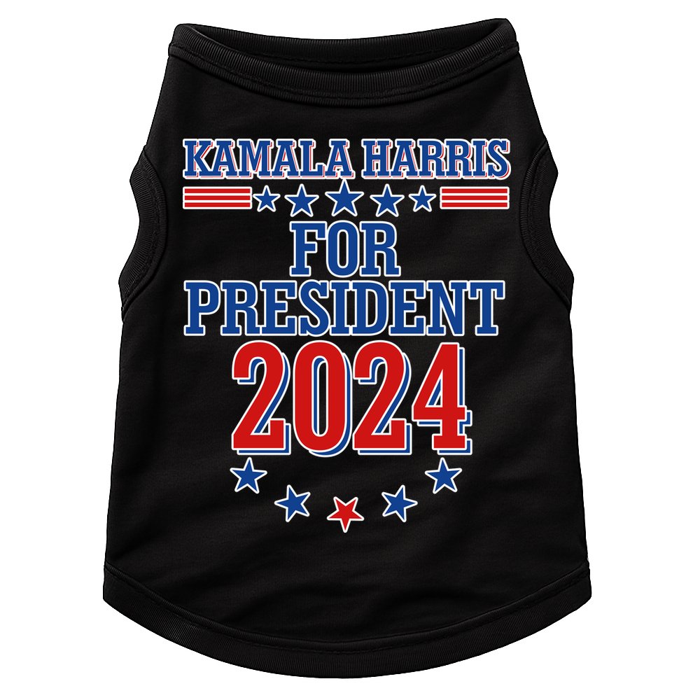 Kamala Harris For President 2024 Doggie Tank
