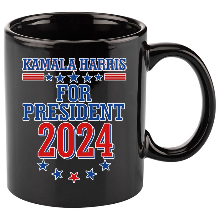 Kamala Harris For President 2024 11oz C Handle Ceramic Mug