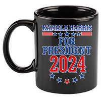 Kamala Harris For President 2024 11oz C Handle Ceramic Mug
