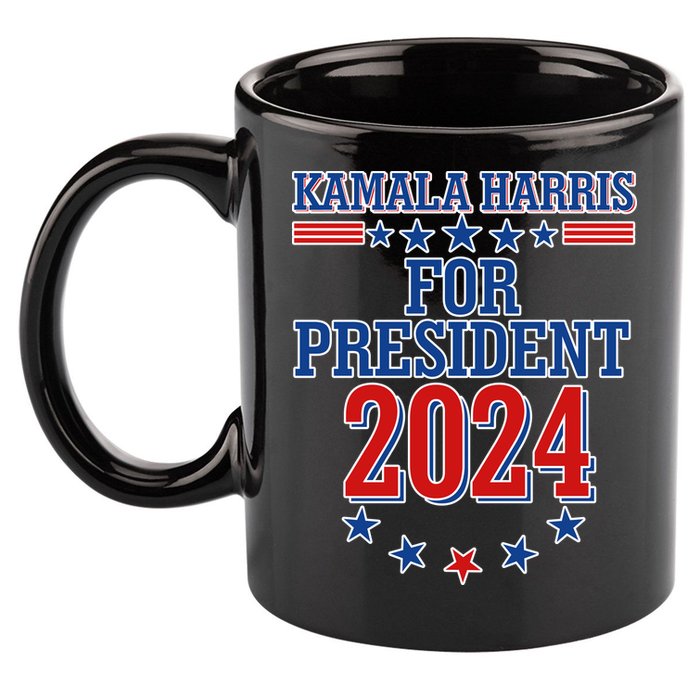 Kamala Harris For President 2024 11oz C Handle Ceramic Mug