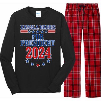 Kamala Harris For President 2024 Long Sleeve Pajama Set