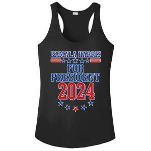 Kamala Harris For President 2024 Ladies PosiCharge Competitor Racerback Tank