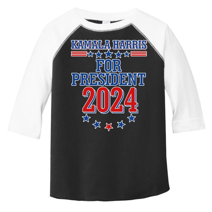 Kamala Harris For President 2024 Toddler Fine Jersey T-Shirt