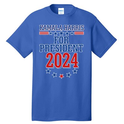 Kamala Harris For President 2024 Tall T-Shirt