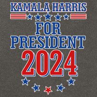 Kamala Harris For President 2024 Cotton Canvas Backpack