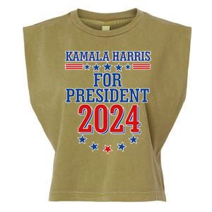 Kamala Harris For President 2024 Garment-Dyed Women's Muscle Tee