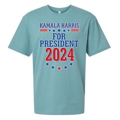 Kamala Harris For President 2024 Sueded Cloud Jersey T-Shirt