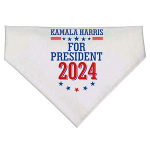 Kamala Harris For President 2024 USA-Made Doggie Bandana