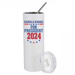 Kamala Harris For President 2024 Stainless Steel Tumbler