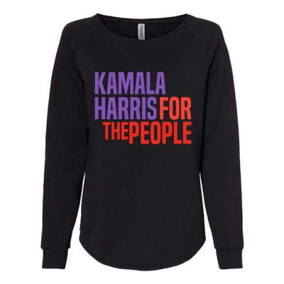 Kamala Harris For The People 2024 Womens California Wash Sweatshirt