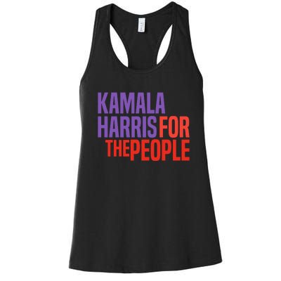 Kamala Harris For The People 2024 Women's Racerback Tank