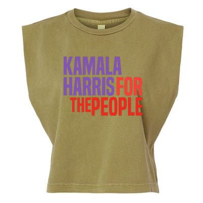 Kamala Harris For The People 2024 Garment-Dyed Women's Muscle Tee