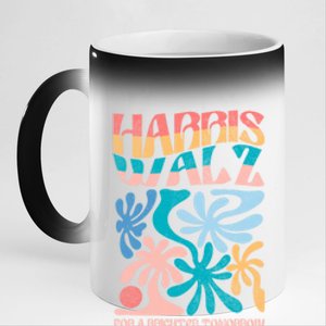 Kamala Harris Forward Harris Waltz Brighter Tomorrow Gift 11oz Black Color Changing Mug