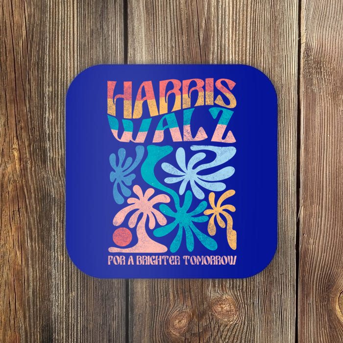 Kamala Harris Forward Harris Waltz Brighter Tomorrow Gift Coaster