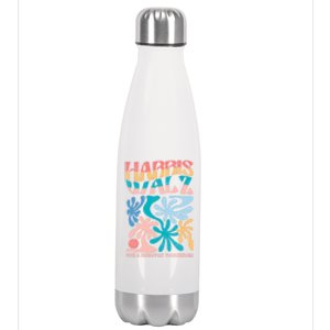 Kamala Harris Forward Harris Waltz Brighter Tomorrow Gift Stainless Steel Insulated Water Bottle