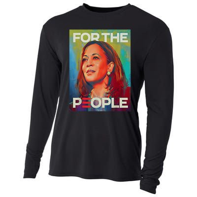 Kamala Harris For People 2024 Election President Cooling Performance Long Sleeve Crew