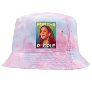 Kamala Harris For People 2024 Election President Tie-Dyed Bucket Hat