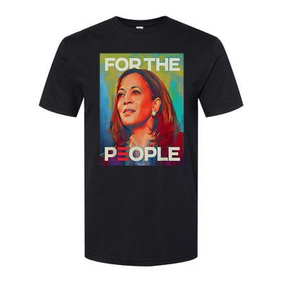 Kamala Harris For People 2024 Election President Softstyle CVC T-Shirt