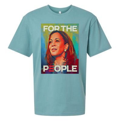 Kamala Harris For People 2024 Election President Sueded Cloud Jersey T-Shirt