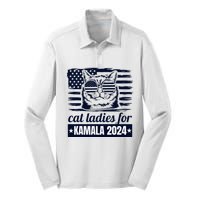 Kamala Harris For The People Silk Touch Performance Long Sleeve Polo