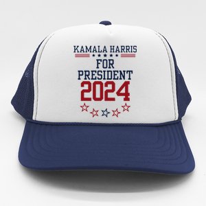 Kamala Harris For President 2024 Trucker Hat