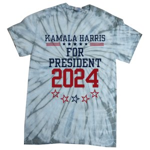 Kamala Harris For President 2024 Tie-Dye T-Shirt