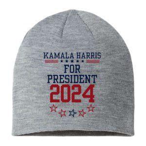 Kamala Harris For President 2024 Sustainable Beanie