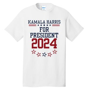 Kamala Harris For President 2024 Tall T-Shirt