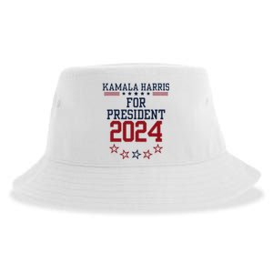 Kamala Harris For President 2024 Sustainable Bucket Hat