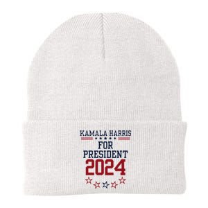 Kamala Harris For President 2024 Knit Cap Winter Beanie