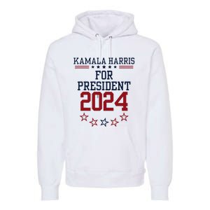 Kamala Harris For President 2024 Premium Hoodie