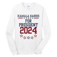 Kamala Harris For President 2024 Tall Long Sleeve T-Shirt