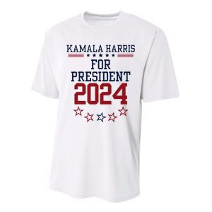 Kamala Harris For President 2024 Performance Sprint T-Shirt