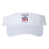 Kamala Harris For President 2024 Valucap Bio-Washed Visor