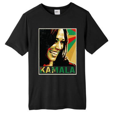 Kamala Harris For President 2024 Funny Cat Lady Graphic Tall Fusion ChromaSoft Performance T-Shirt