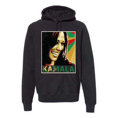 Kamala Harris For President 2024 Funny Cat Lady Graphic Premium Hoodie