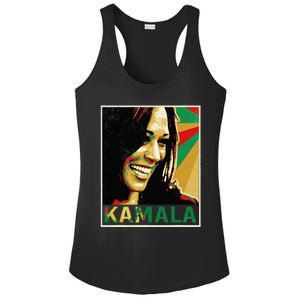 Kamala Harris For President 2024 Funny Cat Lady Graphic Ladies PosiCharge Competitor Racerback Tank