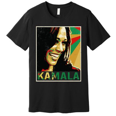 Kamala Harris For President 2024 Funny Cat Lady Graphic Premium T-Shirt