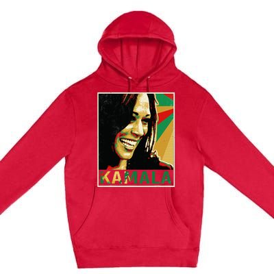 Kamala Harris For President 2024 Funny Cat Lady Graphic Premium Pullover Hoodie