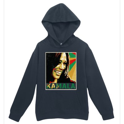 Kamala Harris For President 2024 Funny Cat Lady Graphic Urban Pullover Hoodie