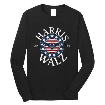 Kamala Harris For President 2024 Tim Walz Vp Election 2024 Long Sleeve Shirt