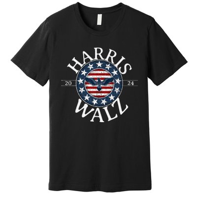 Kamala Harris For President 2024 Tim Walz Vp Election 2024 Premium T-Shirt