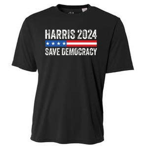 Kamala Harris For President 2024 Save Democracy Cooling Performance Crew T-Shirt