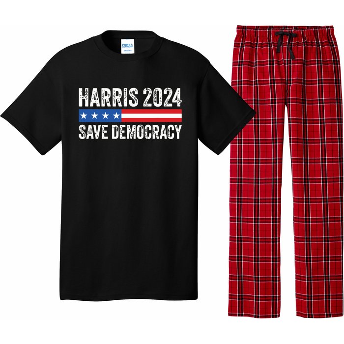 Kamala Harris For President 2024 Save Democracy Pajama Set