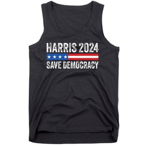 Kamala Harris For President 2024 Save Democracy Tank Top