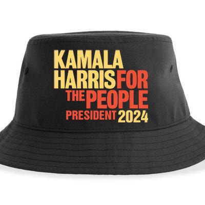 Kamala Harris For The People President 2024 Sustainable Bucket Hat