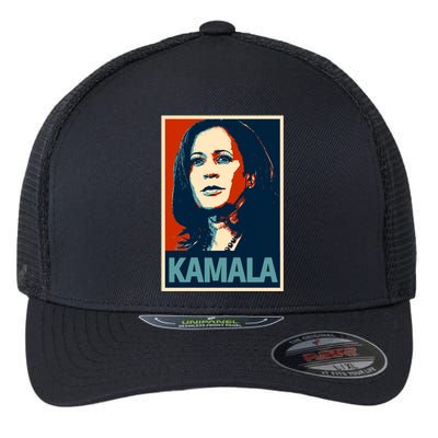 Kamala Harris Funny Gift Blue Small Flexfit Unipanel Trucker Cap