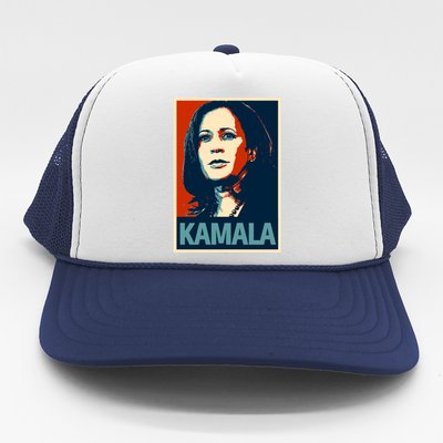 Kamala Harris Funny Gift Blue Small Trucker Hat