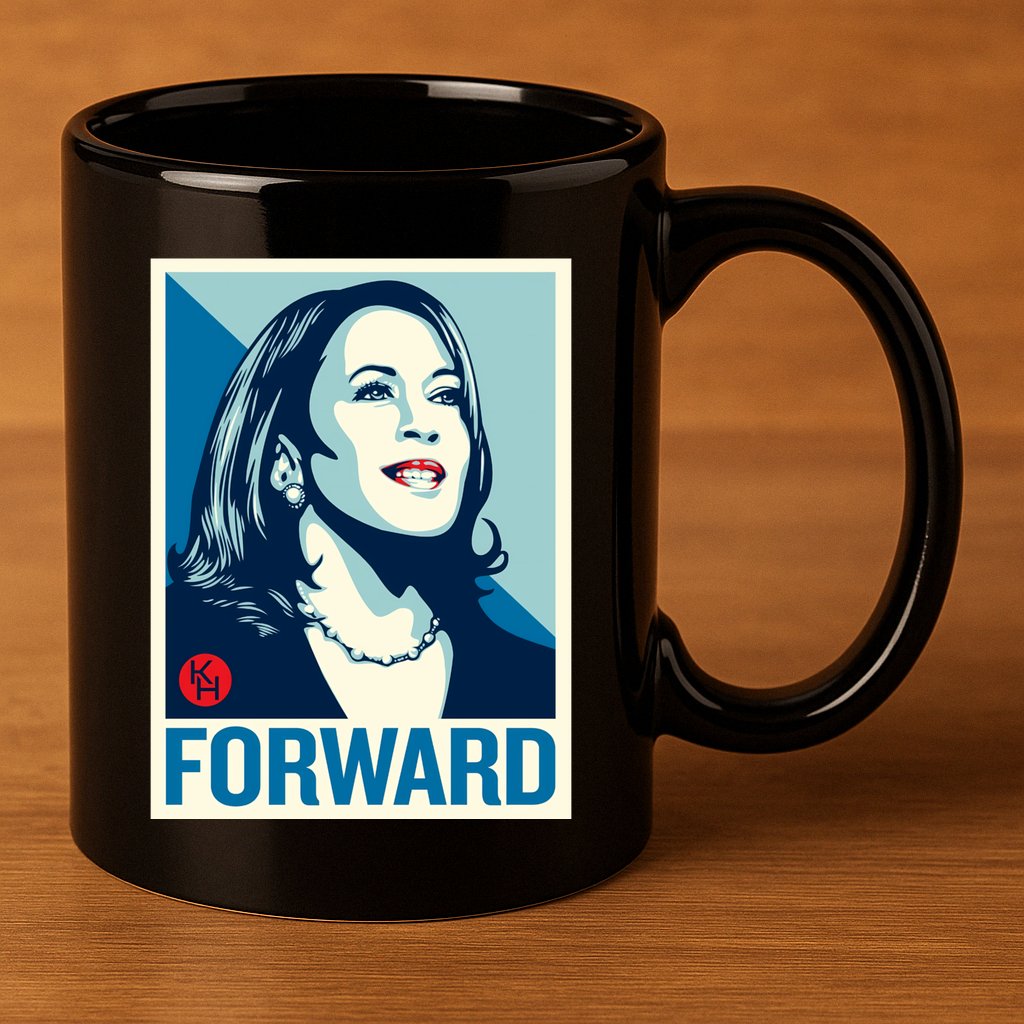 Kamala Harris Forward 11oz C Handle Ceramic Mug